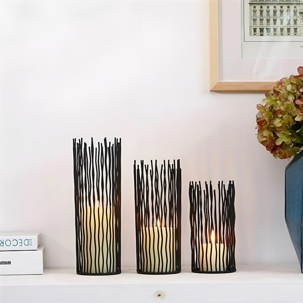 Black Iron Candle Holder Desk Black Iron Candle Holder Desk
