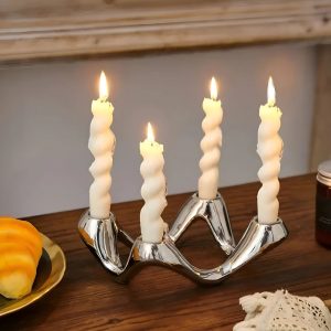 Cosmic Ripple Candle Holder