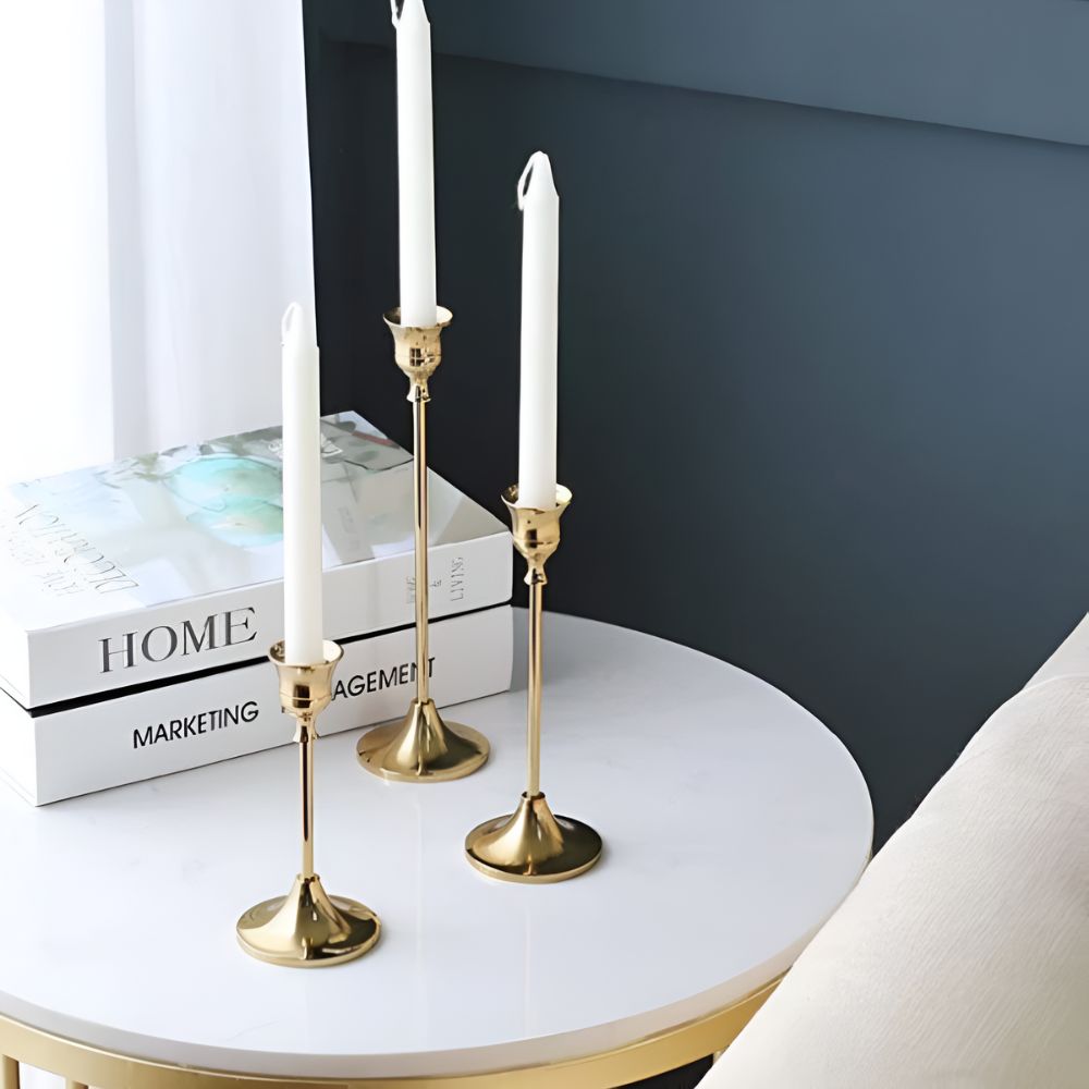Vintage Style Candle Holder | 3Pcs Set Vintage Style Candle Holder | 3Pcs Set
